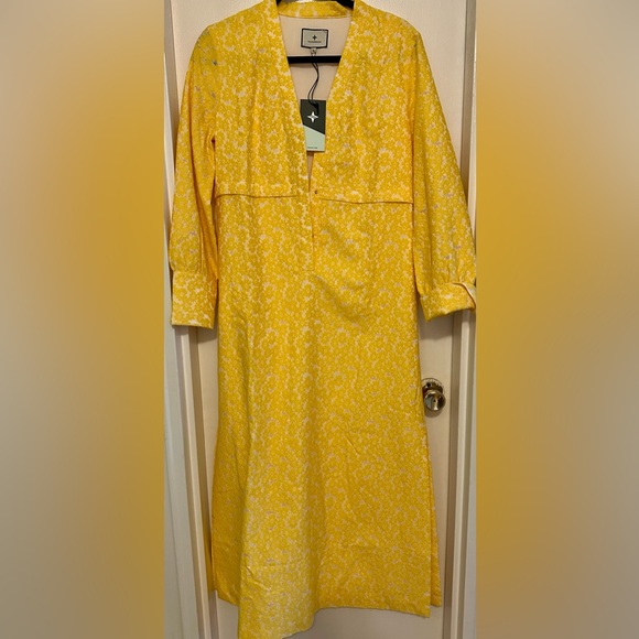 NWT Tuckernuck Daisy Jacquard Aurelia Maxi Dress, S - Picture 7 of 12